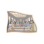 Ασημένια Ανομοιόμορφη Εικόνα Μυστικός Δείπνος