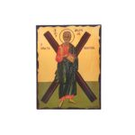 Εικόνα Άγιος Ανδρέας ξύλινη με παλαίωση