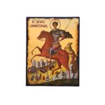 Εικόνα Άγιος Δημήτριος ξύλινη με παλαίωση