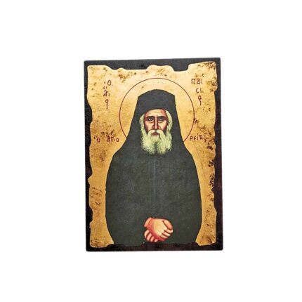 Εικόνα Άγιος Παΐσιος Μεταξοτυπία σε καμβά