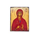 Εικόνα Αγία Μαρίνα ξύλινη με παλαίωση