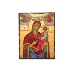 Εικόνα Παναγιά Γοργοεπήκοος ξύλινη με παλαίωση