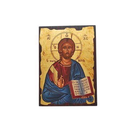 Εικόνα Χριστός Μεταξοτυπία σε καμβά