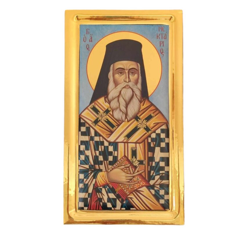 Εικόνα Άγιος Νεκτάριος όψης στιλβωτού