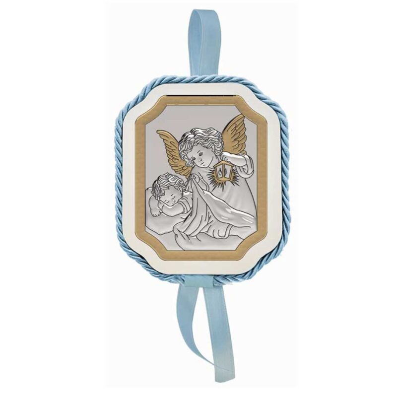 Ασημένια Παιδική Εικόνα Άγγελοι