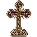 χρυσοκέντητος σταυρός με βάση