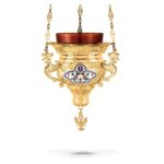 ΚΑΝΤΉΛΙ ΕΚΚΛΗΣΊΑς ΚΡΕΜΑΣΤΌ ΧΡΥΣΟ ΣΜΑΛΤΟ