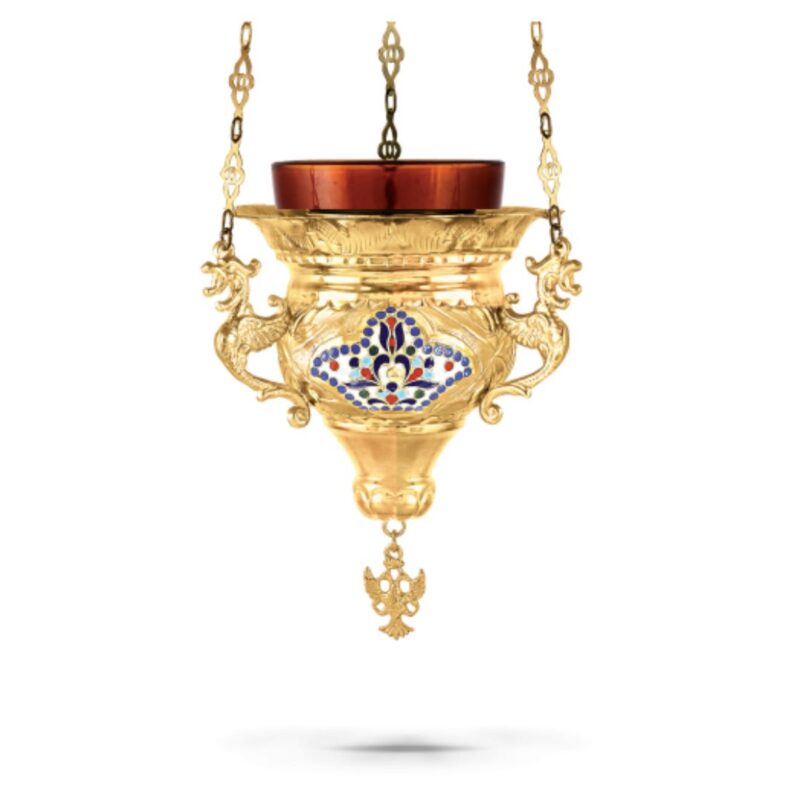 ΚΑΝΤΉΛΙ ΕΚΚΛΗΣΊΑς ΚΡΕΜΑΣΤΌ ΧΡΥΣΟ ΣΜΑΛΤΟ