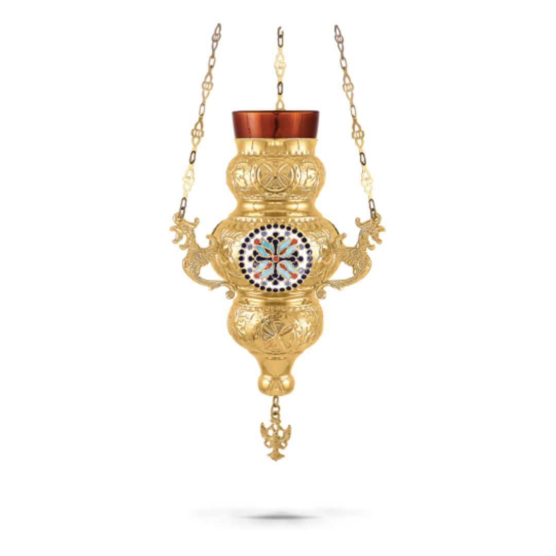 ΚΑΝΤΗΛΙΑ (4) καντηλι εκκλησιας κρεμαστό σμάλτο